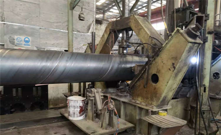 現(xiàn)代化鋼管企業(yè)，崇左基坑支護立柱樁，1600mm螺旋焊管，自來水給水防腐螺旋鋼管