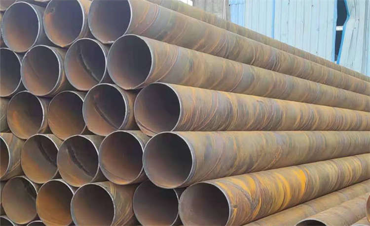 1650打樁螺旋管廠(chǎng)家,鋼材場(chǎng)鋼護(hù)筒加工,2320-10mm螺旋管,內(nèi)直徑450mm螺旋焊管